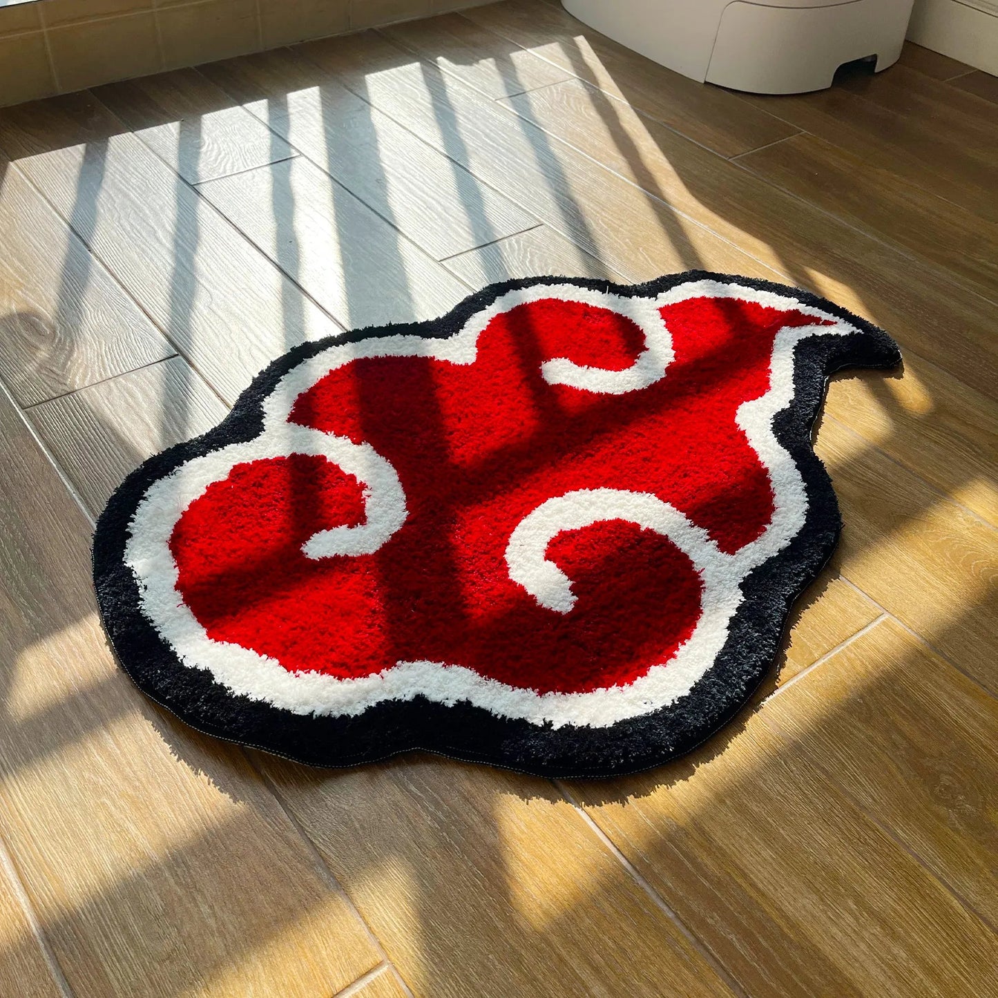 - ANIME AKATSUKI RED CLOUD RUG - Red - RugRatz