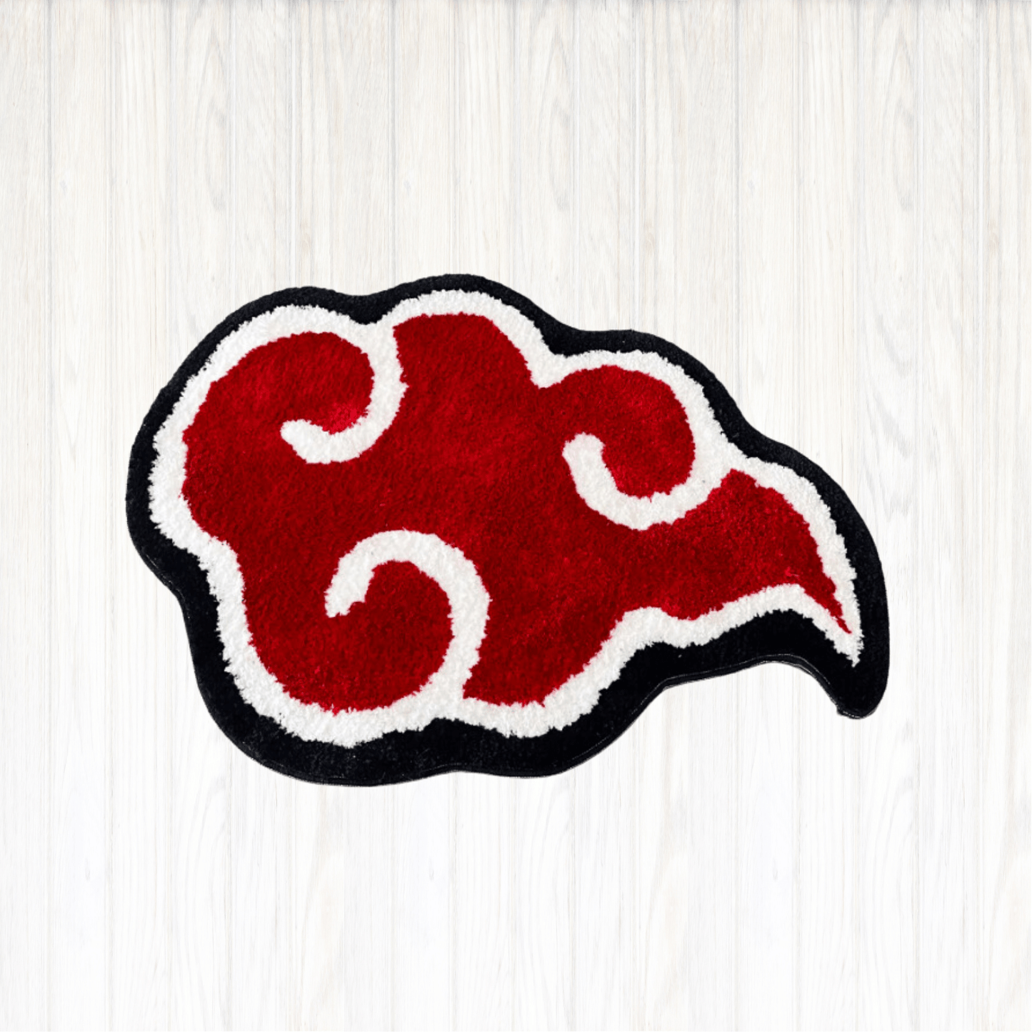 - ANIME AKATSUKI RED CLOUD RUG - Red - RugRatz