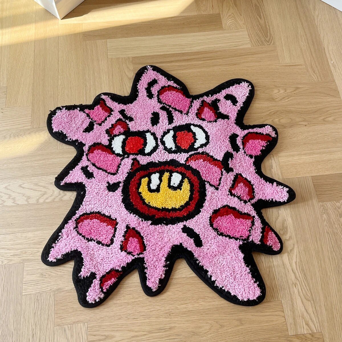 - CHERRY BOMB SPLAT RUG 71X66CM - 70.5X66 CM - RugRatz