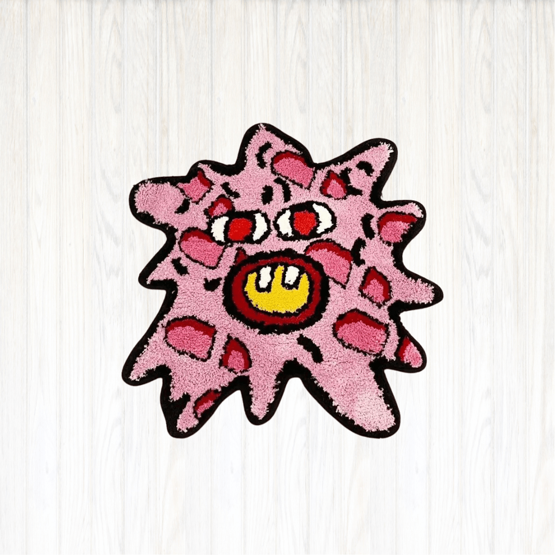 - CHERRY BOMB SPLAT RUG 71X66CM - 70.5X66 CM - RugRatz