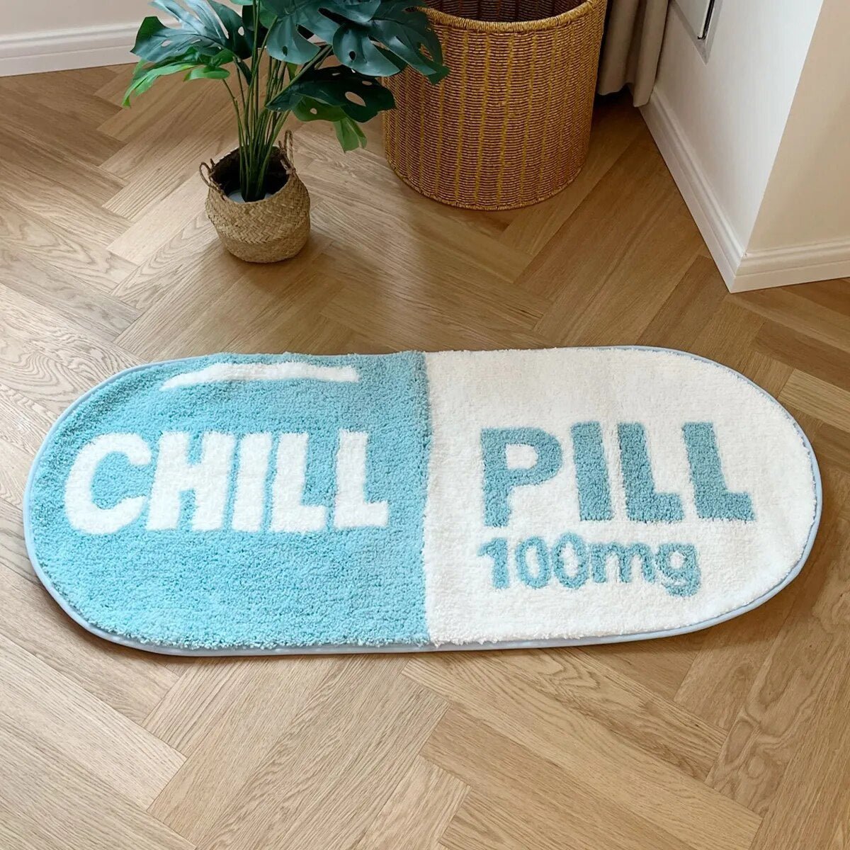 - CHILL PILL 100MG RUG 115X46CM - Blue - RugRatz
