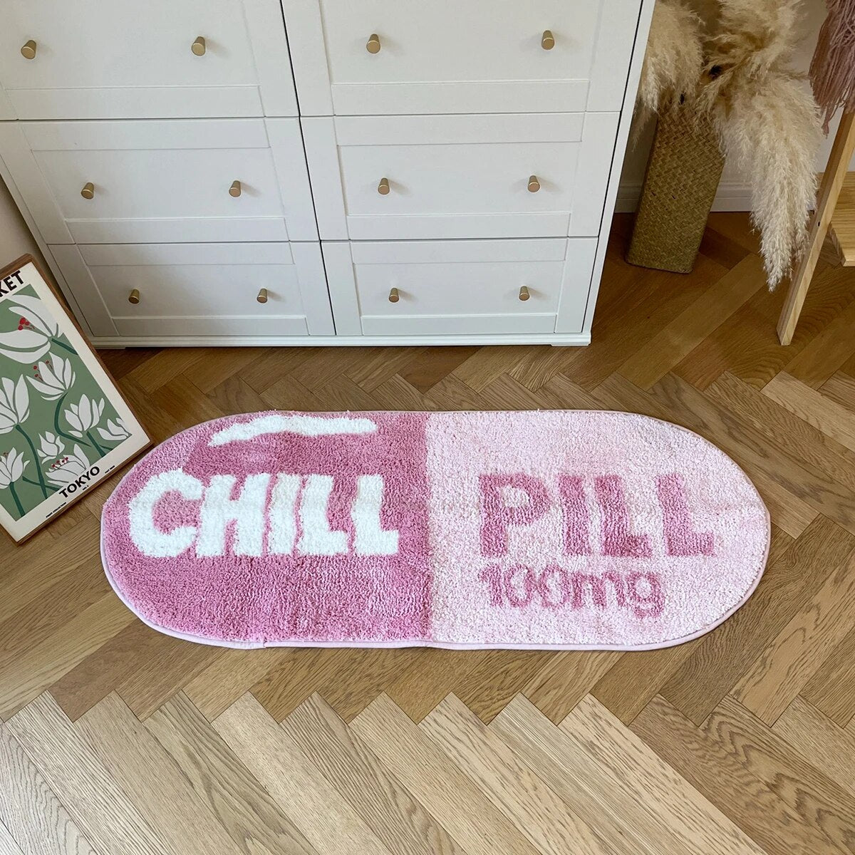 - CHILL PILL 100MG RUG 115X46CM - Blue - RugRatz