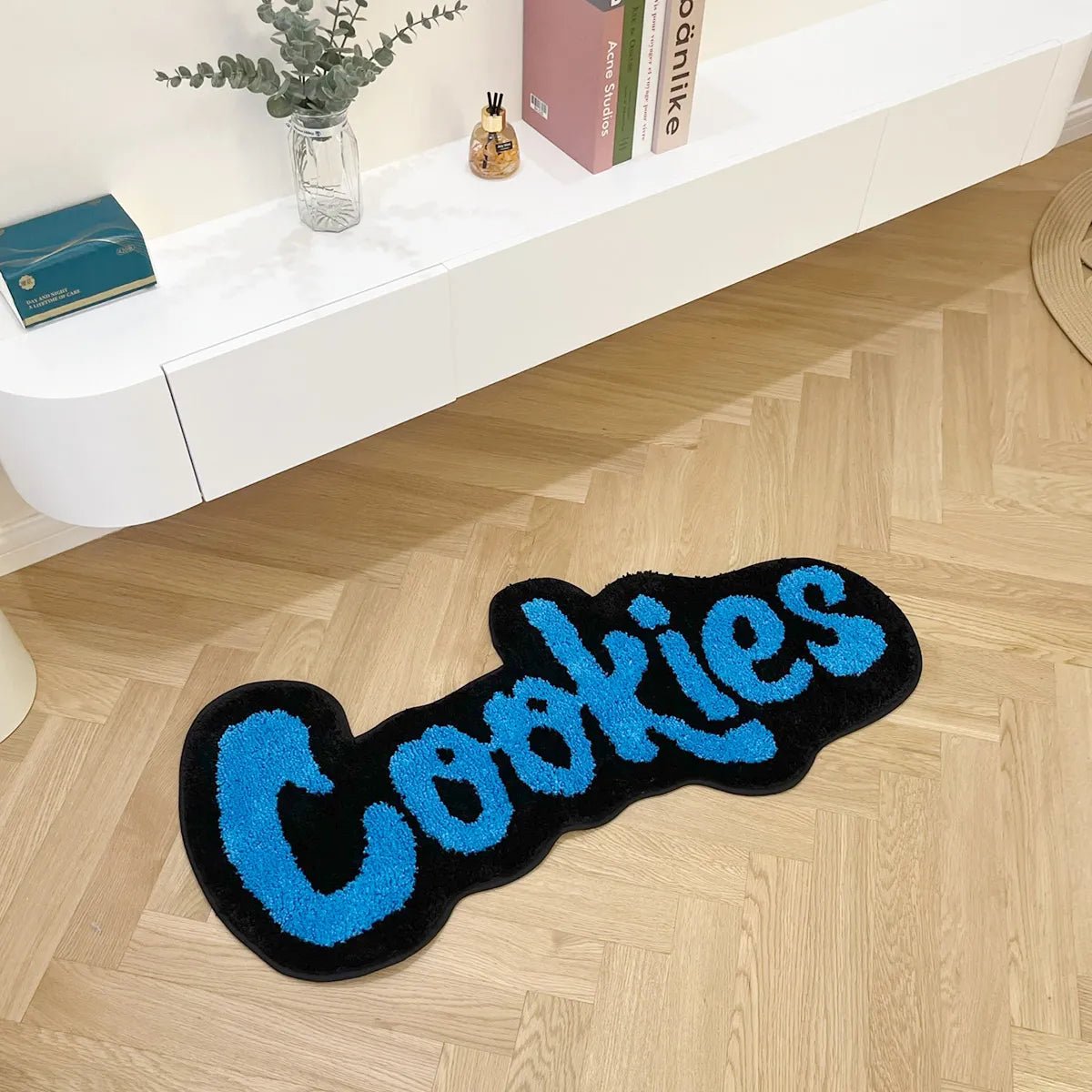 - 'COOKIES' TEXT RUG 100X45CM - 100X45 cm - RugRatz