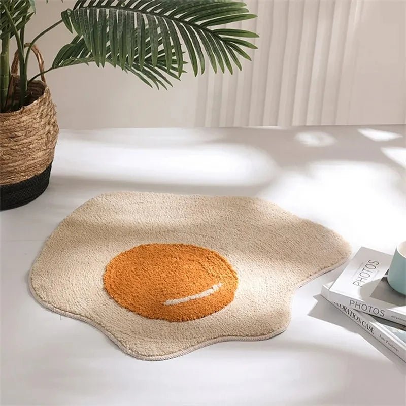 - FRIED EGG RUG 65X70CM - A - RugRatz