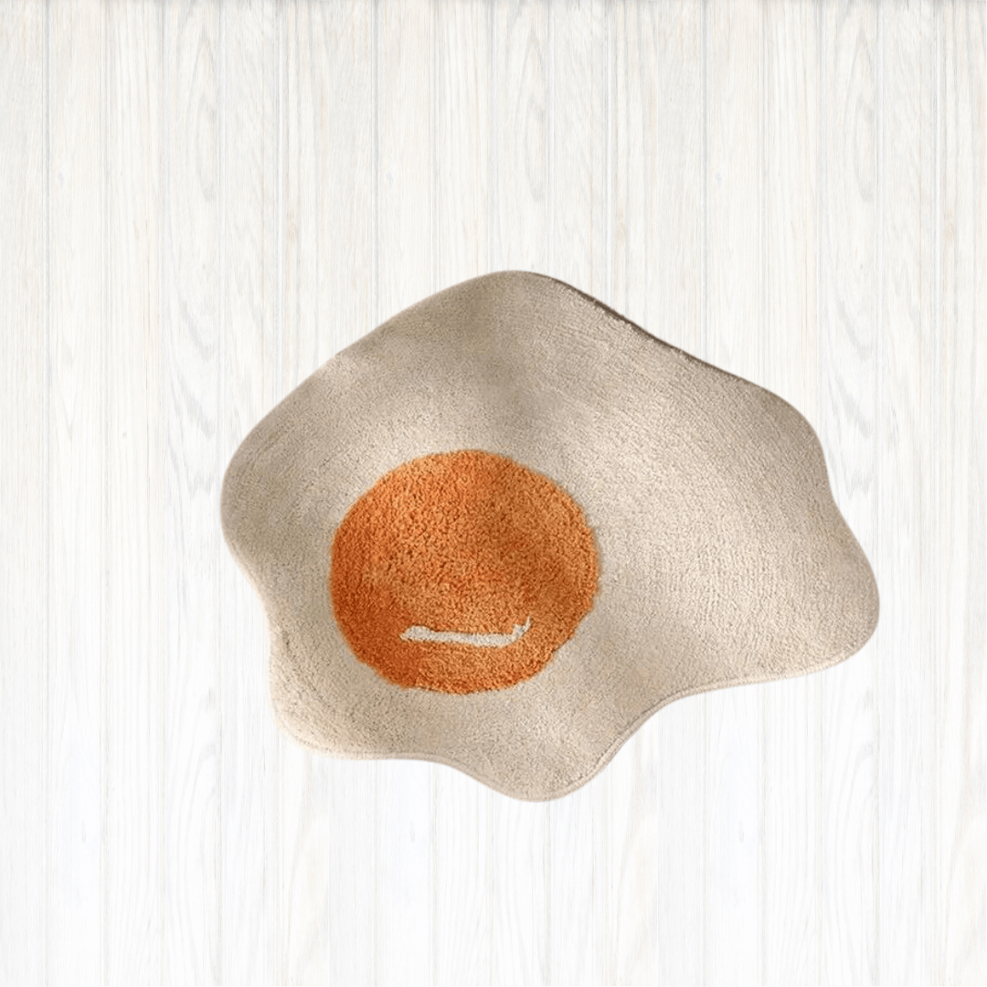 - FRIED EGG RUG 65X70CM - A - RugRatz
