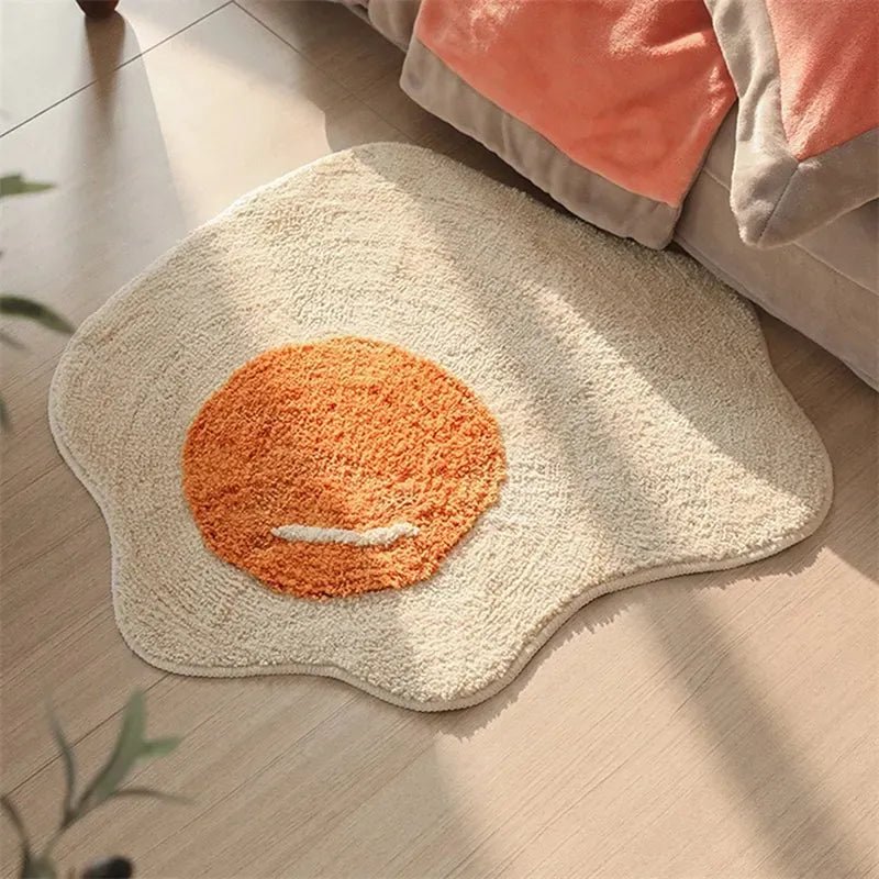 - FRIED EGG RUG 65X70CM - A - RugRatz