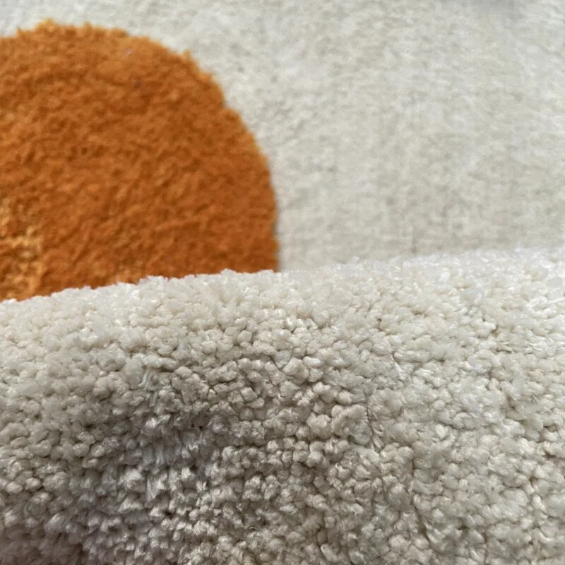 - FRIED EGG RUG 65X70CM - A - RugRatz