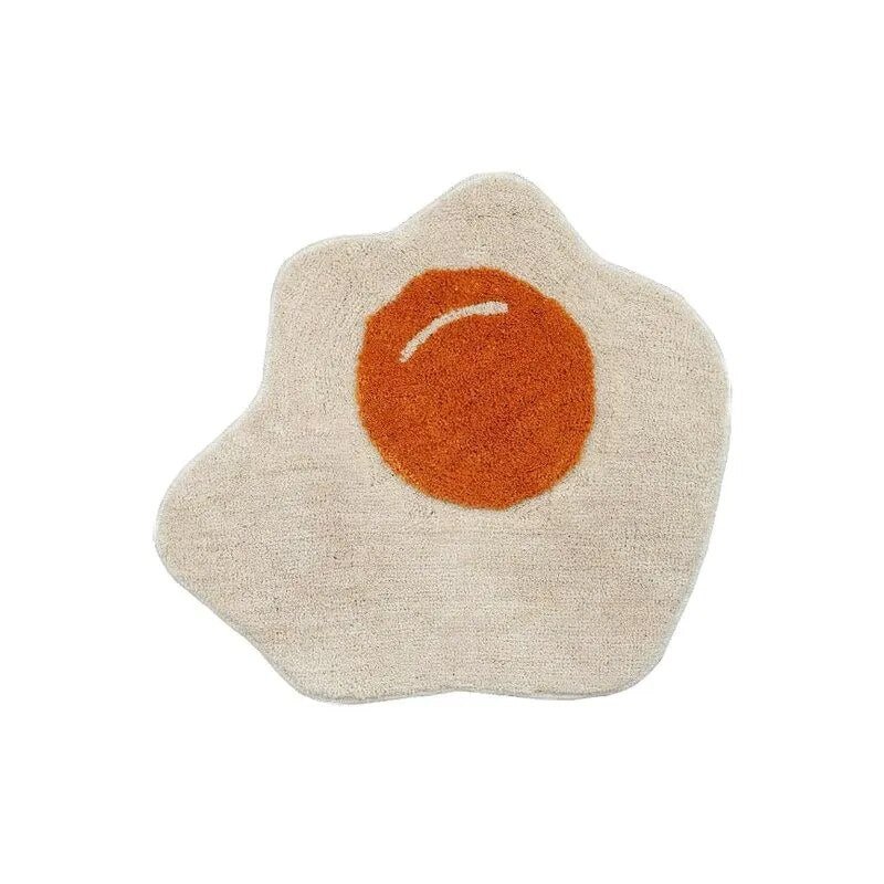 - FRIED EGG RUG 65X70CM - A - RugRatz