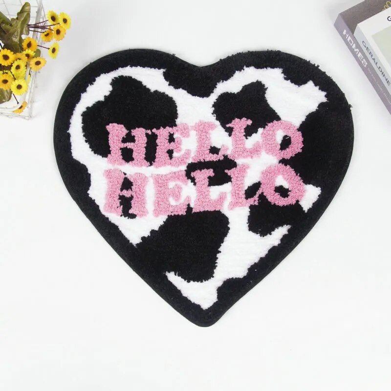 - 'HELLO HELLO' RUG 45X50CM - A - RugRatz