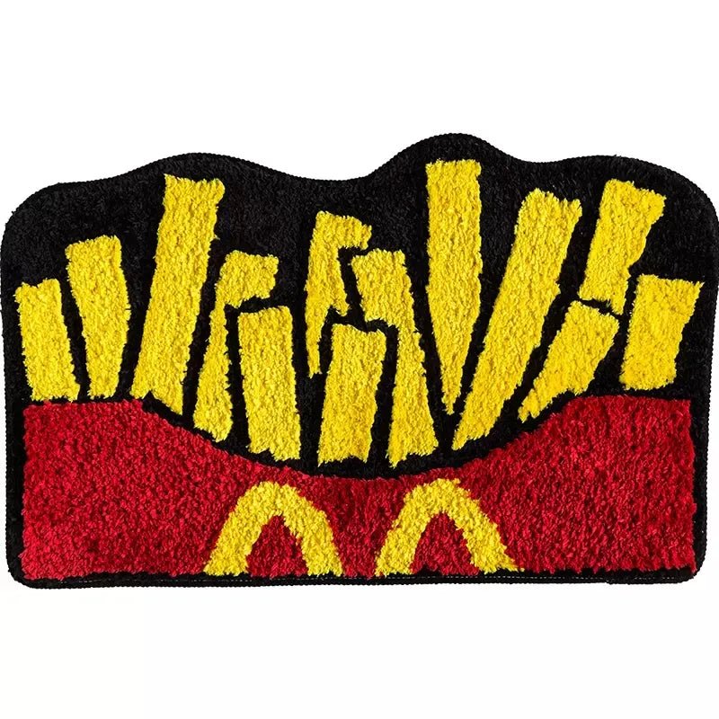 - MCDONALDS FRIES RUG 50X80CM - Yellow - RugRatz