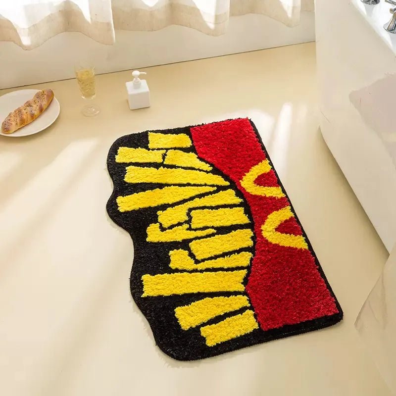- MCDONALDS FRIES RUG 50X80CM - Yellow - RugRatz