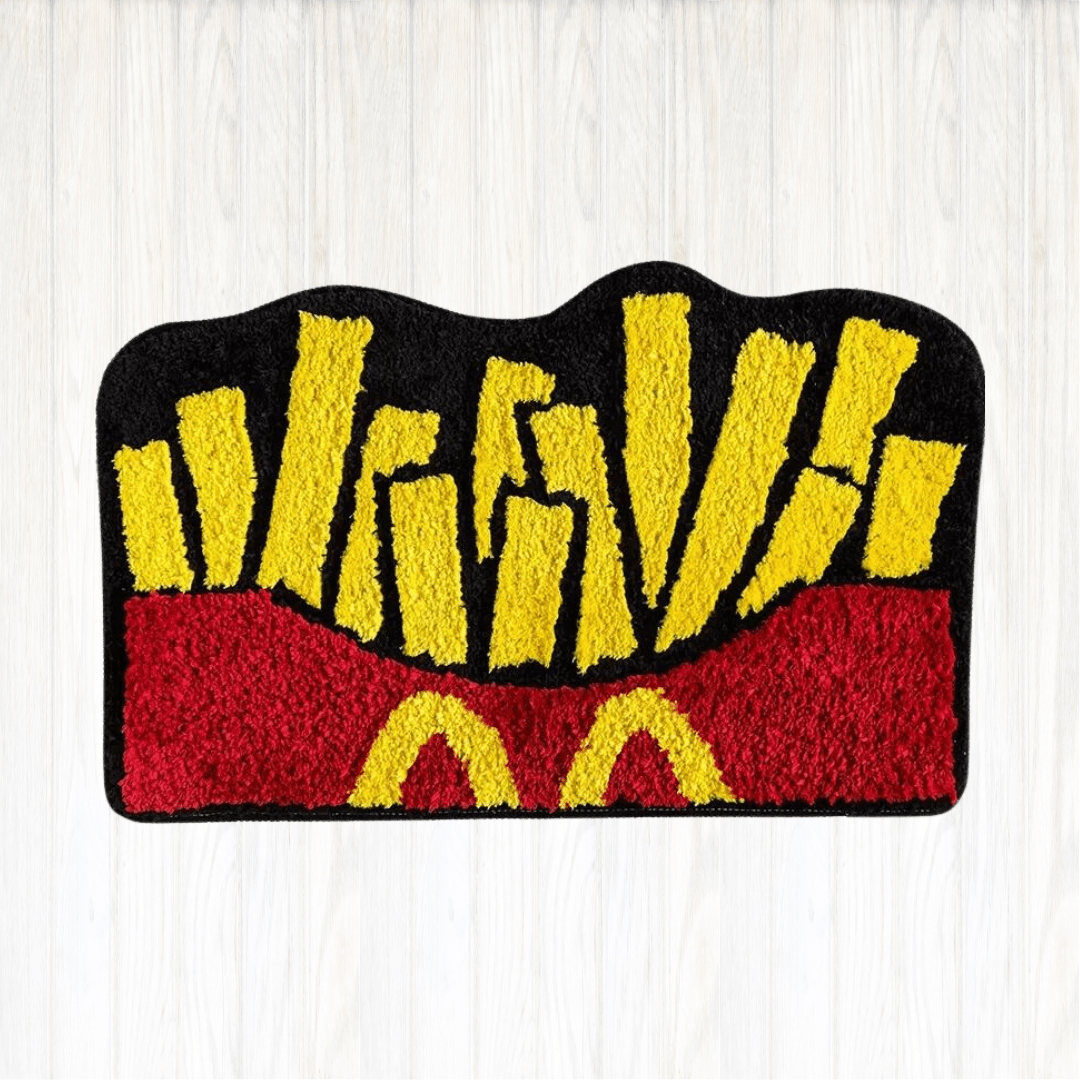 - MCDONALDS FRIES RUG 50X80CM - Yellow - RugRatz