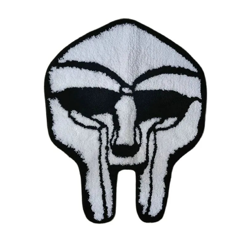 - MF DOOM MASK RUG 60X46CM - A - RugRatz