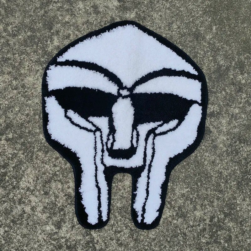 - MF DOOM MASK RUG 60X46CM - A - RugRatz