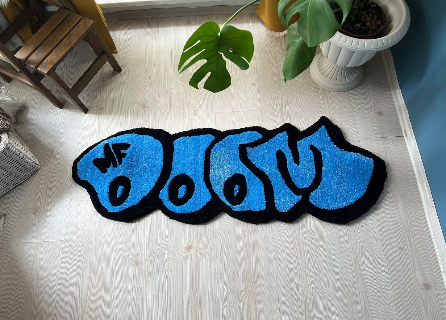 - MF DOOM TEXT RUG - 9 COLOURS - 04 - RugRatz
