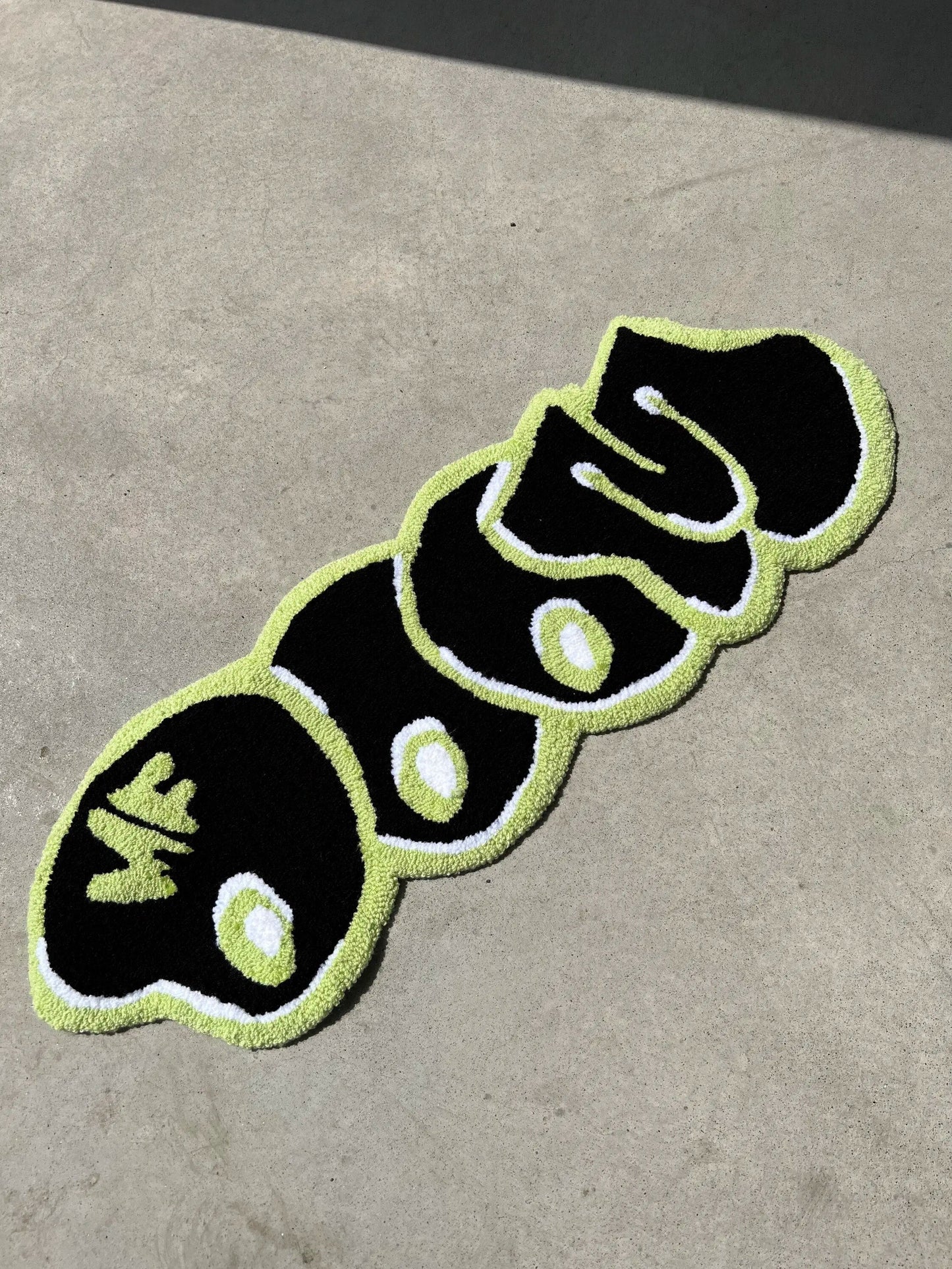 - MF DOOM TEXT RUG - 9 COLOURS - 05 - RugRatz