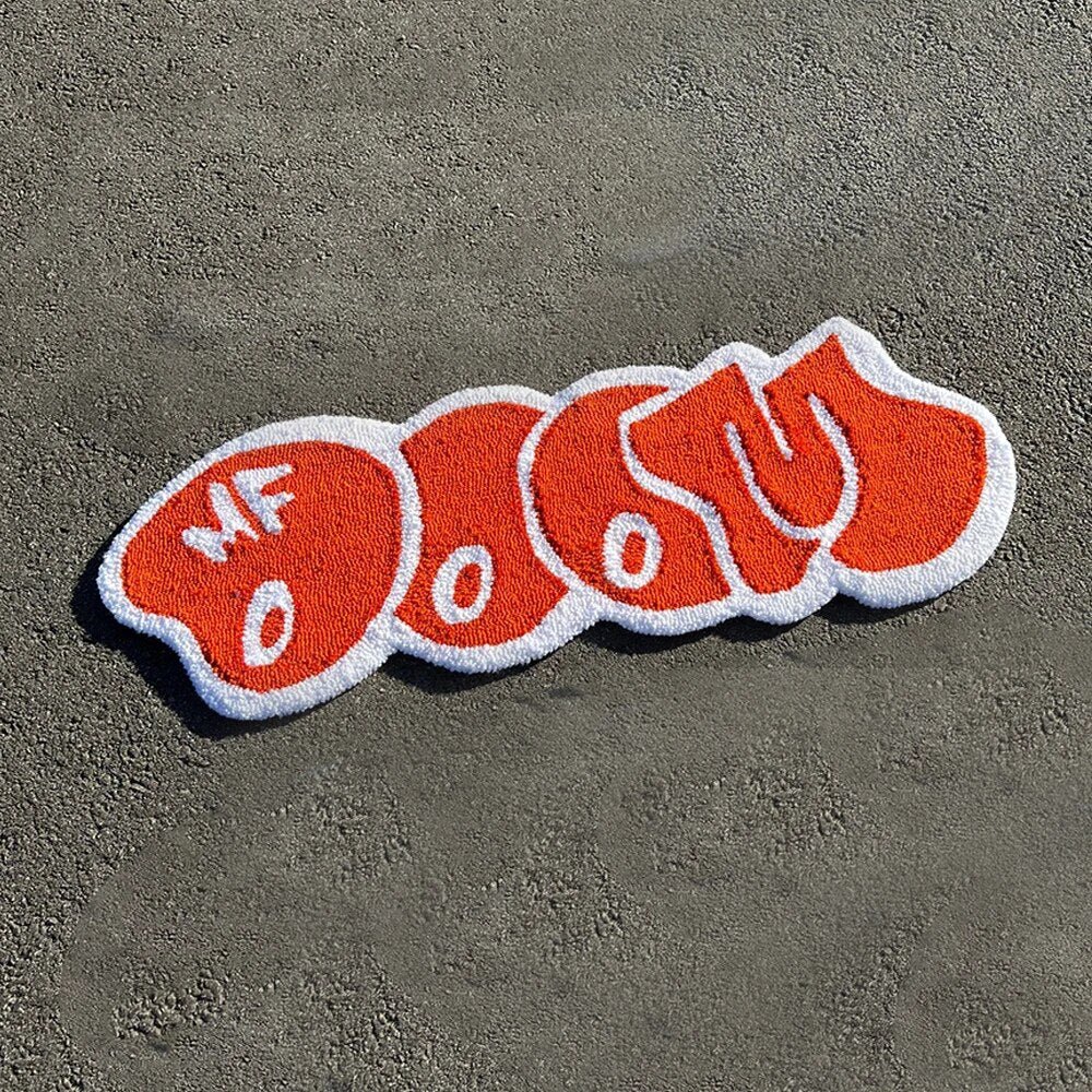- MF DOOM TEXT RUG - 9 COLOURS - 07 - RugRatz