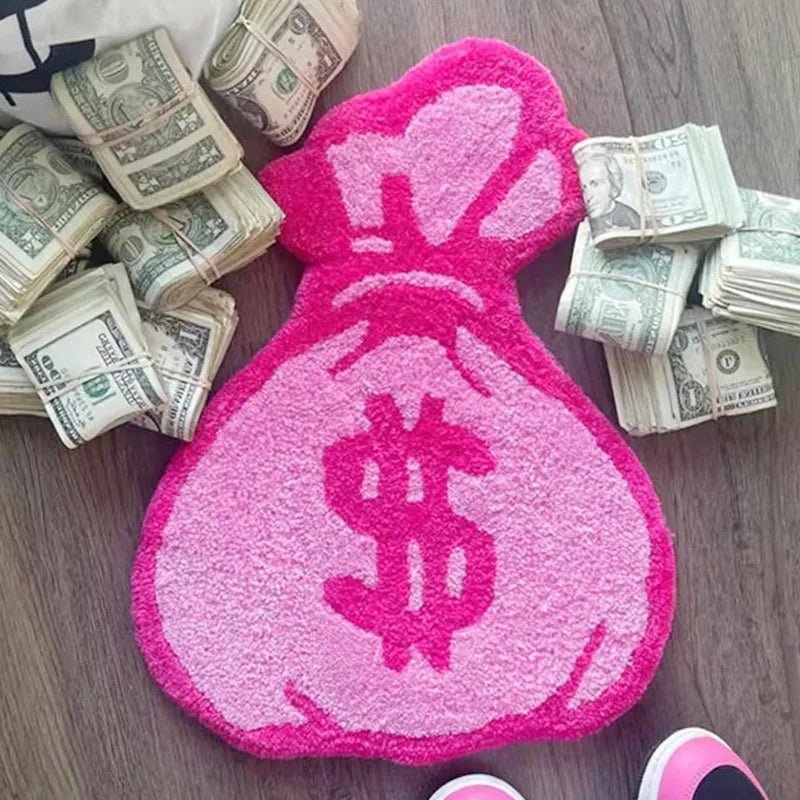 - MONEY BAG PINK RUG 60X80CM - 60X80 cm - RugRatz