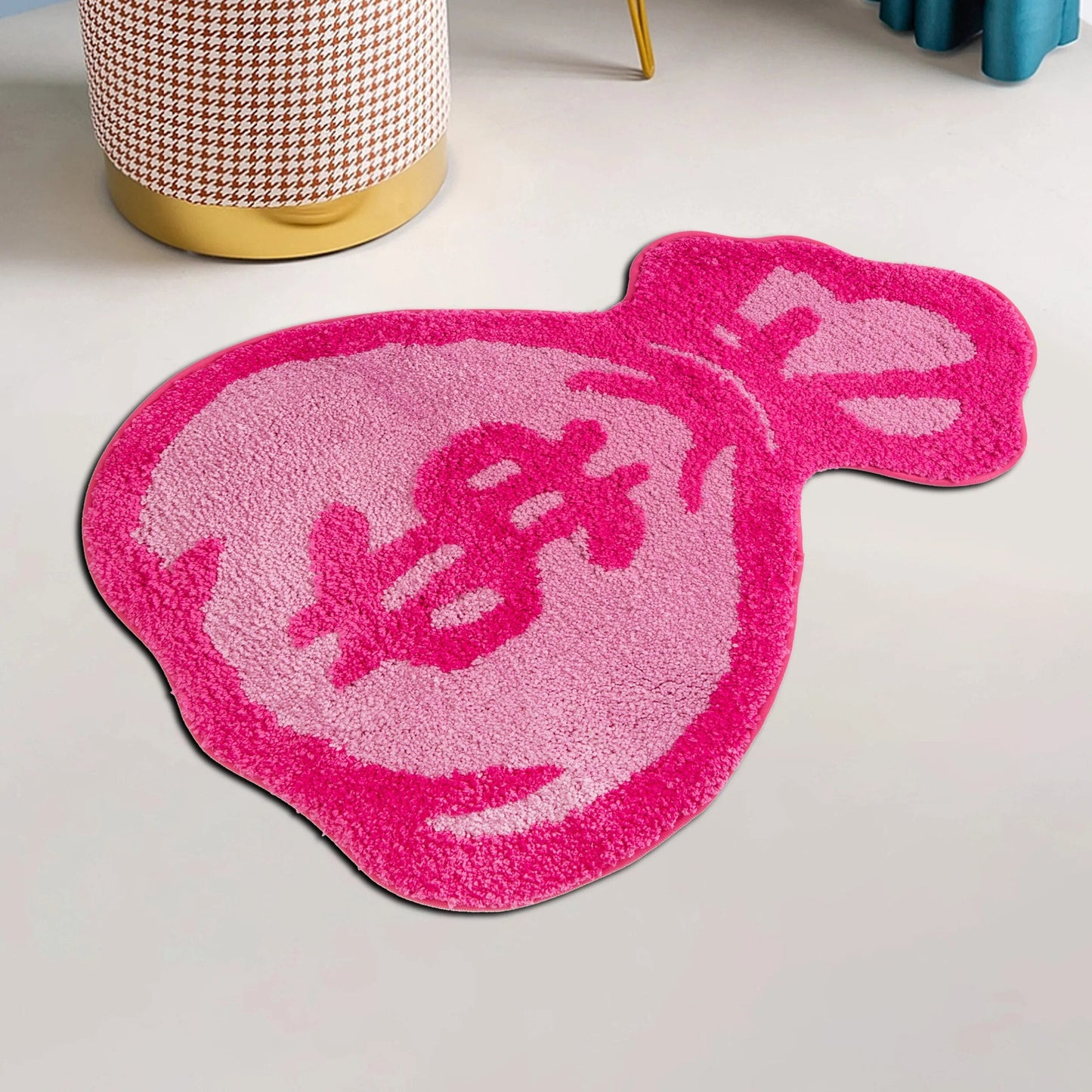 - MONEY BAG PINK RUG 60X80CM - 60X80 cm - RugRatz