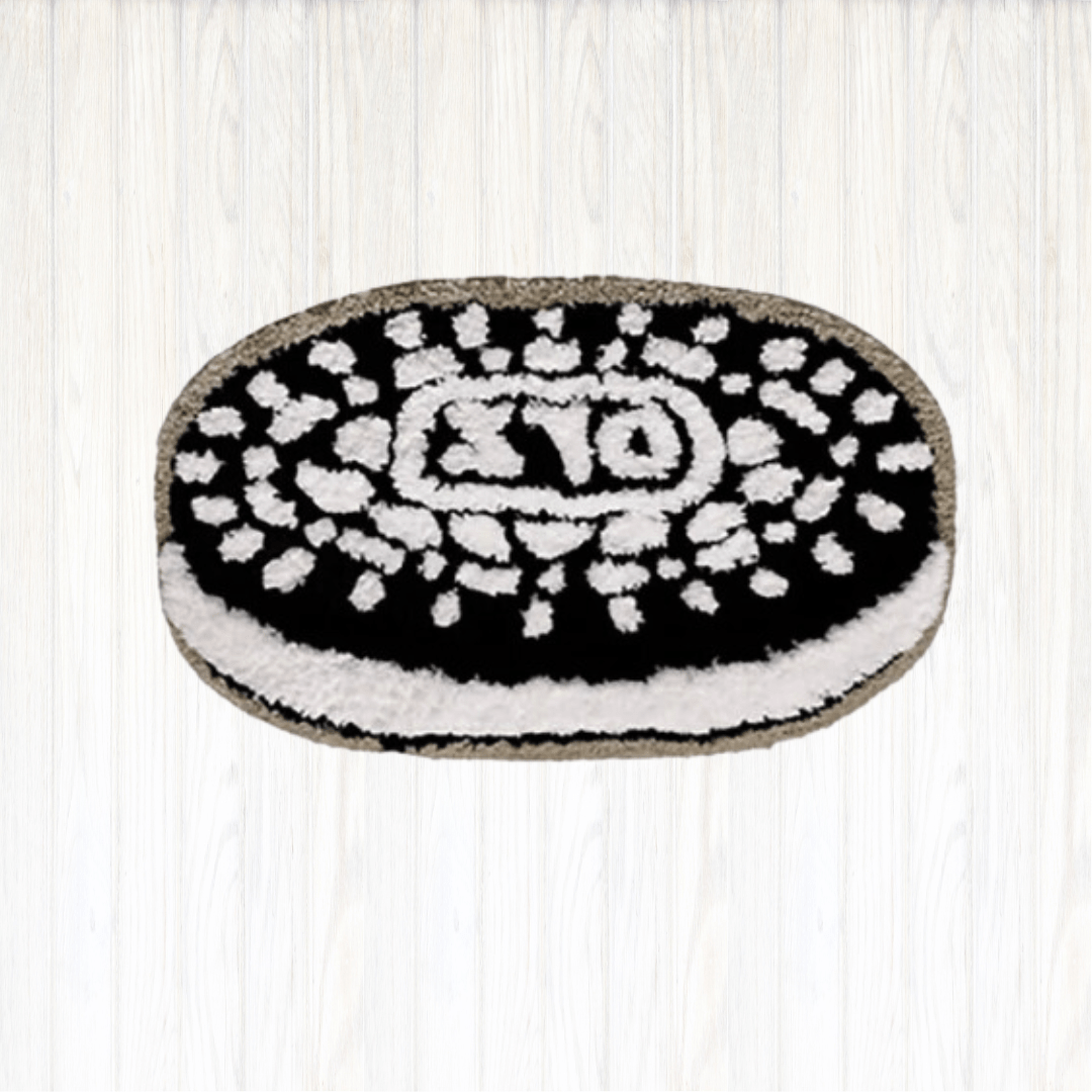- OREO COOKIE SANDWICH RUG - Black - RugRatz