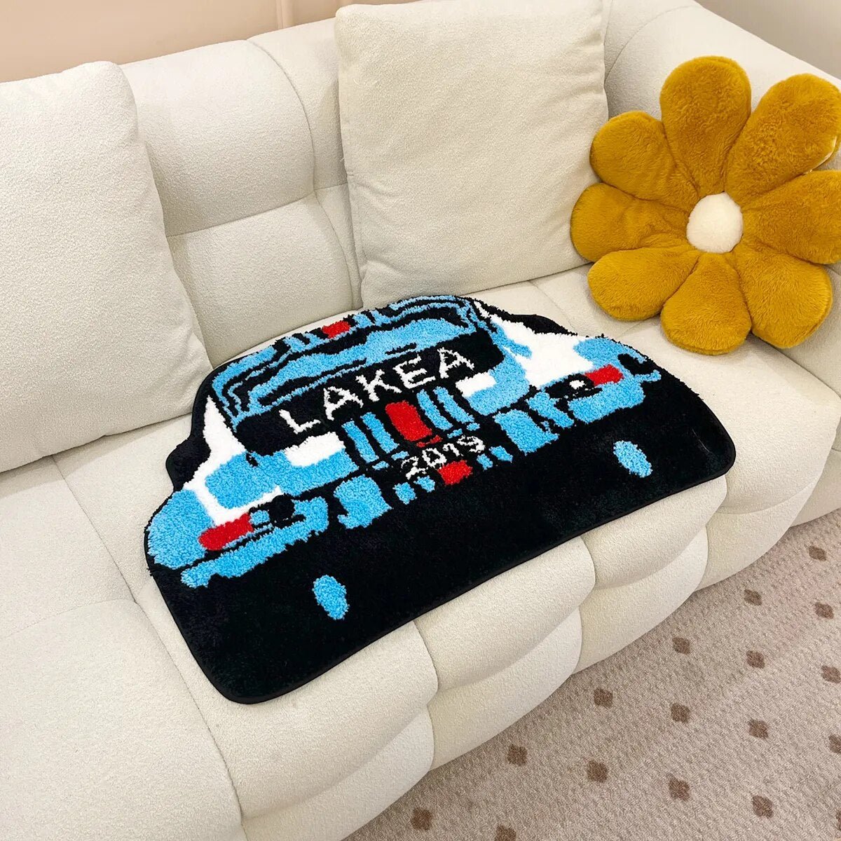 - PORSCHE 911 1964 MARTINI RUG 75X52CM - 75X52CM - RugRatz