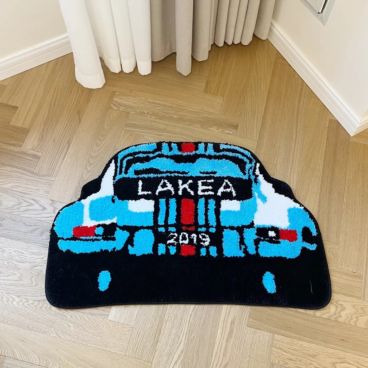 - PORSCHE 911 1964 MARTINI RUG 75X52CM - 75X52CM - RugRatz