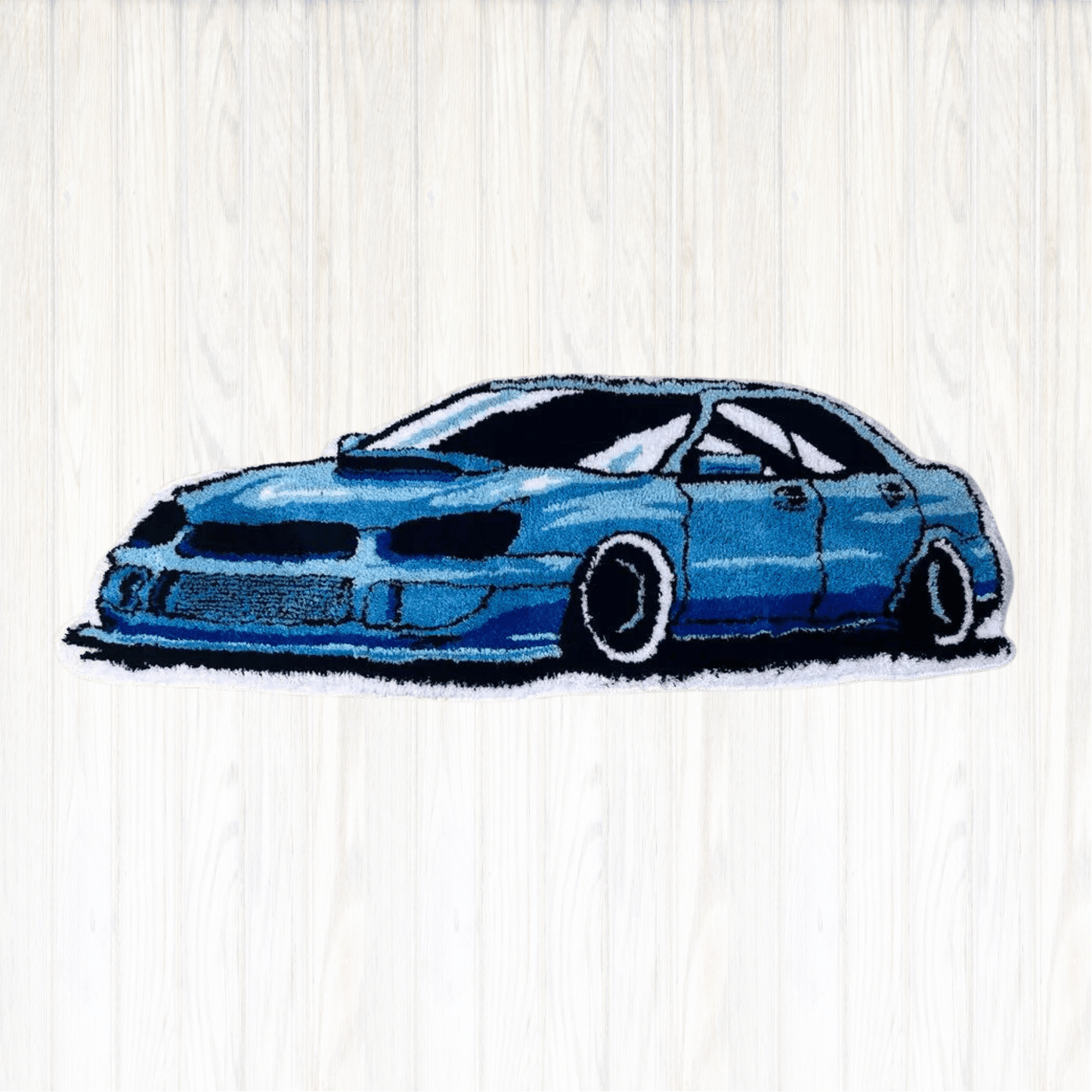 - SUBARU IMPREZA WRX JDM CAR RUG 100X45CM - A - RugRatz