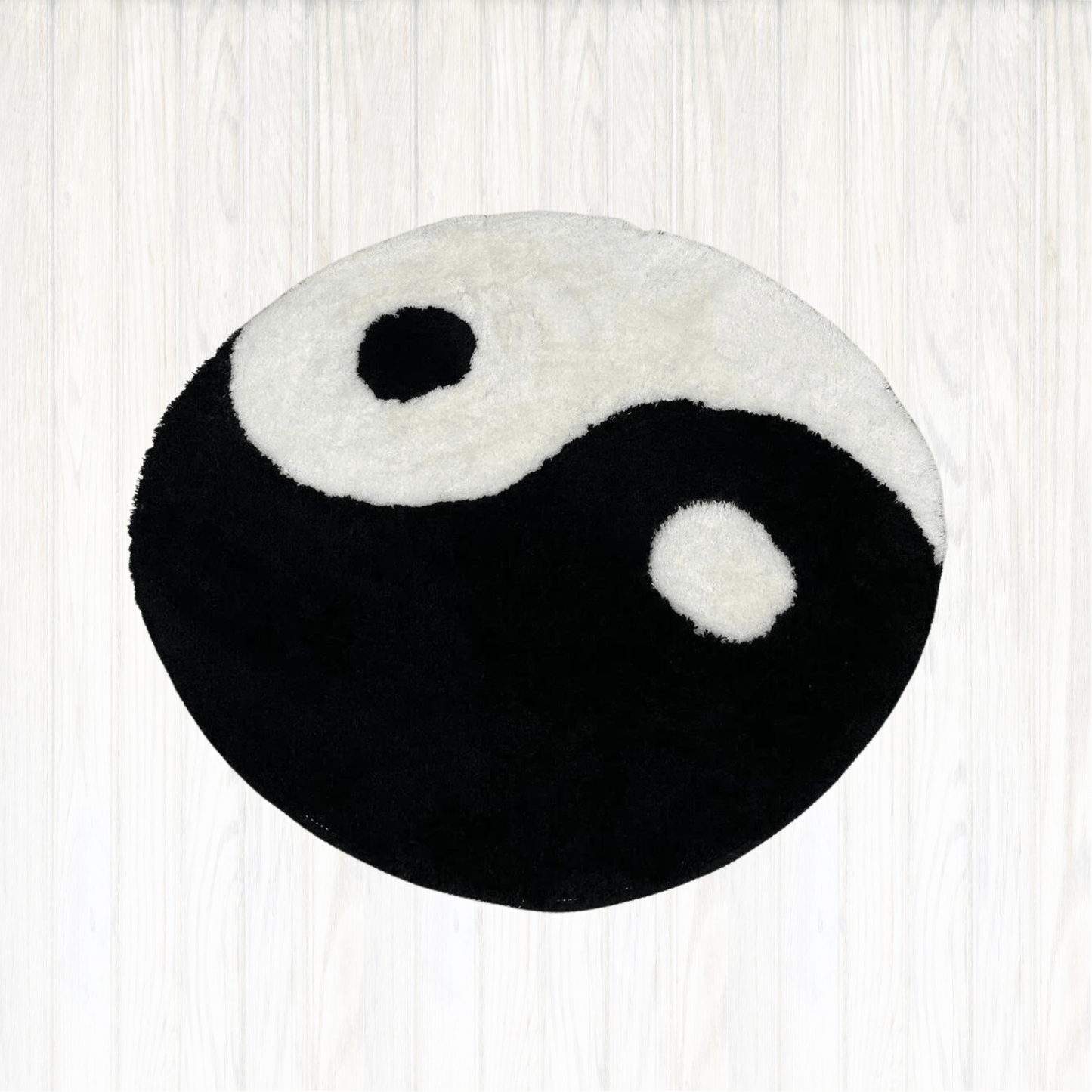 - YIN YANG RUG - Black and White - RugRatz