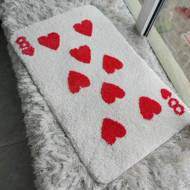 - 8 OF HEARTS RUG 50X80CM - A - RugRatz