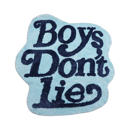 - BOYS DONT LIE RUG - Blue Boys - RugRatz