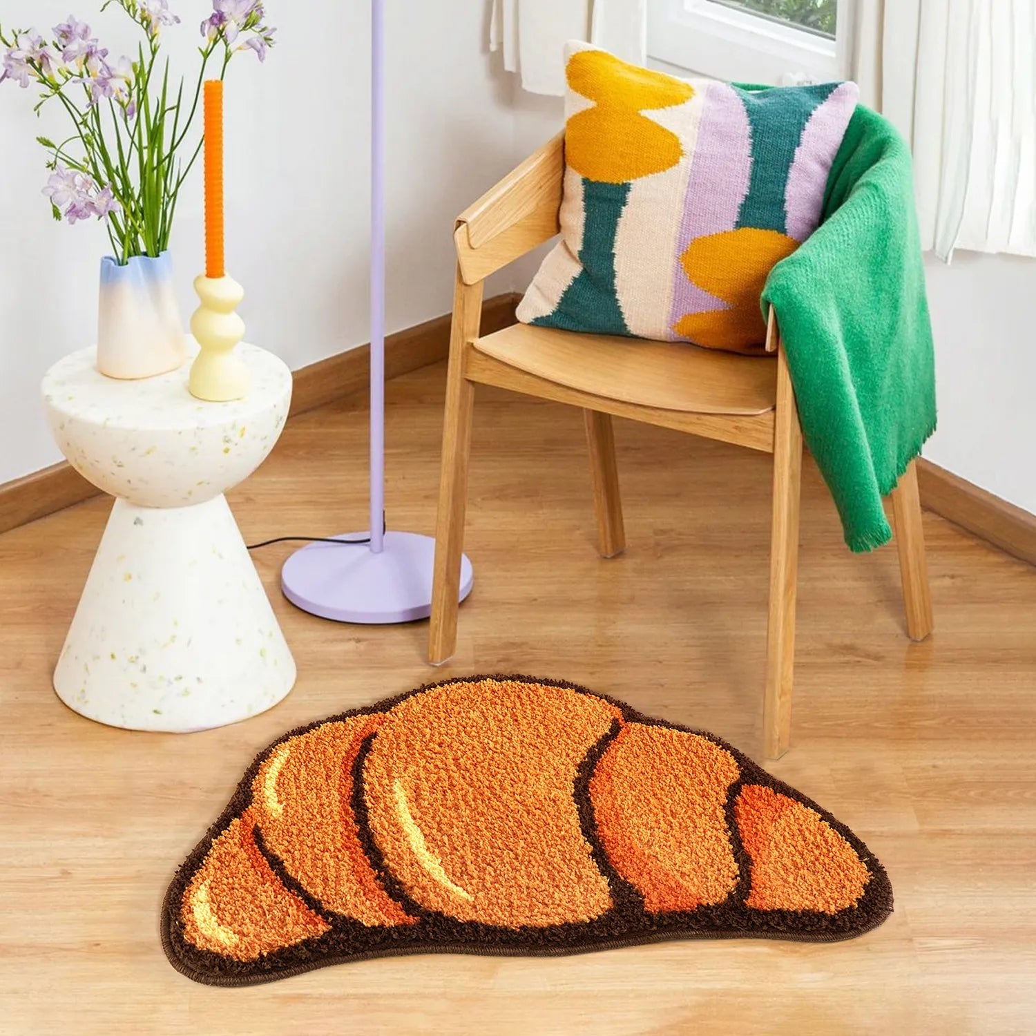 - FRENCH CROISSANT 40X70CM - Croissant Color - RugRatz
