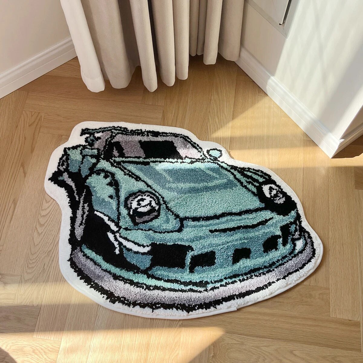 - PORSCHE 911 964 RWB RUG 80X61CM - 80X60.8 CM - RugRatz