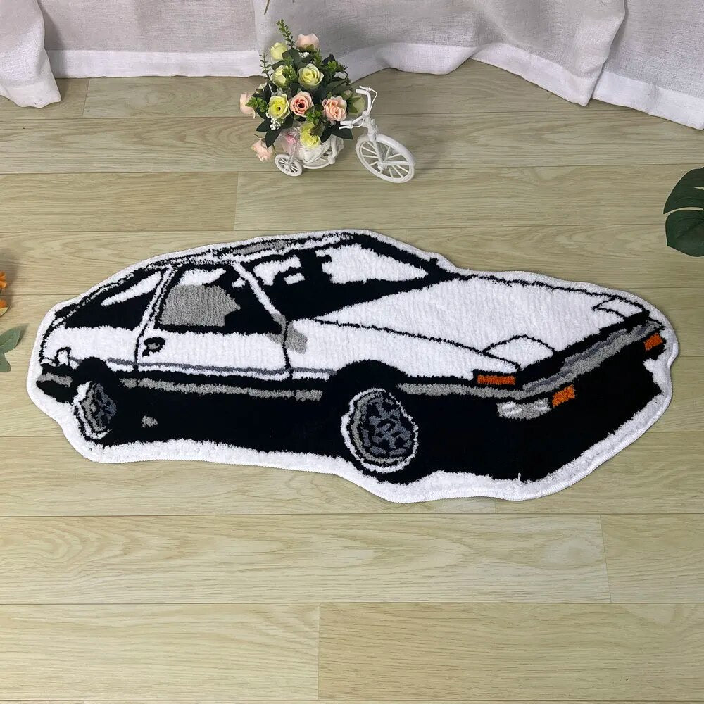 - TOYOTA AE86 JDM CAR RUG 100X45CM - C - RugRatz