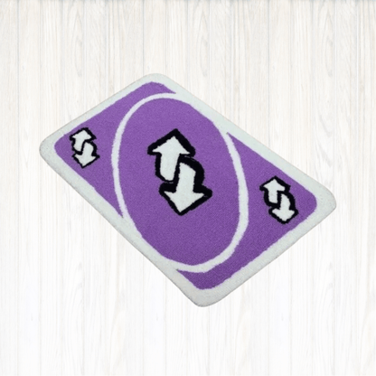 Store Bought Cards Reverse UNO REVERSE CARD RUG – RugRatz